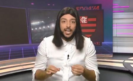 Magno Navarro se aproveita de gafe do SBT e recria o Fofocalizando no SporTV