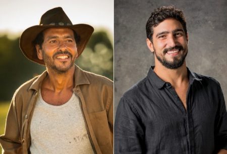 Protagonistas de Pantanal, Renato Góes e Marcos Palmeira surgem em registro raro