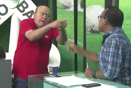 Comentaristas se exaltam ao vivo em programa esportivo: “Cala a boca”