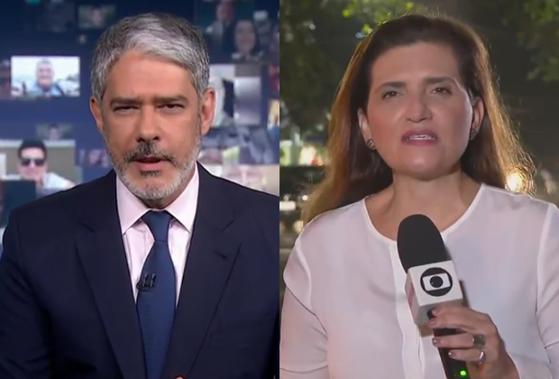 William Bonner explica decisão da Globo de liberar repórteres do uso de máscaras