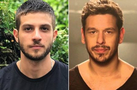 Chay Suede e João Vicente de Castro treinam juntos e mostram os músculos saltando