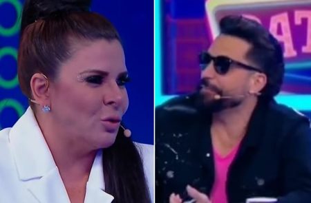 Mara Maravilha recebe cantada de Latino e tem reação inesperada ao vivo: “Gostosa!”