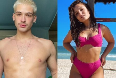 João Guilherme e Larissa Manoela são filmados juntos em festa