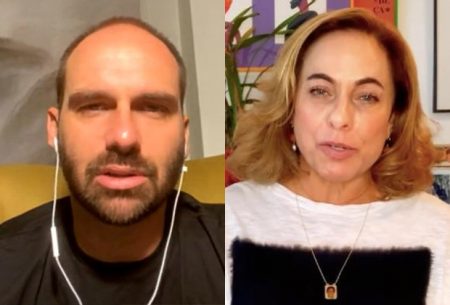 Eduardo Bolsonaro usa Maju Coutinho para debochar de Cissa Guimarães fora da Globo