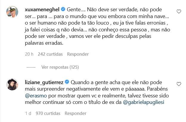 Xuxa Meneghel e Liziane Gutierrez