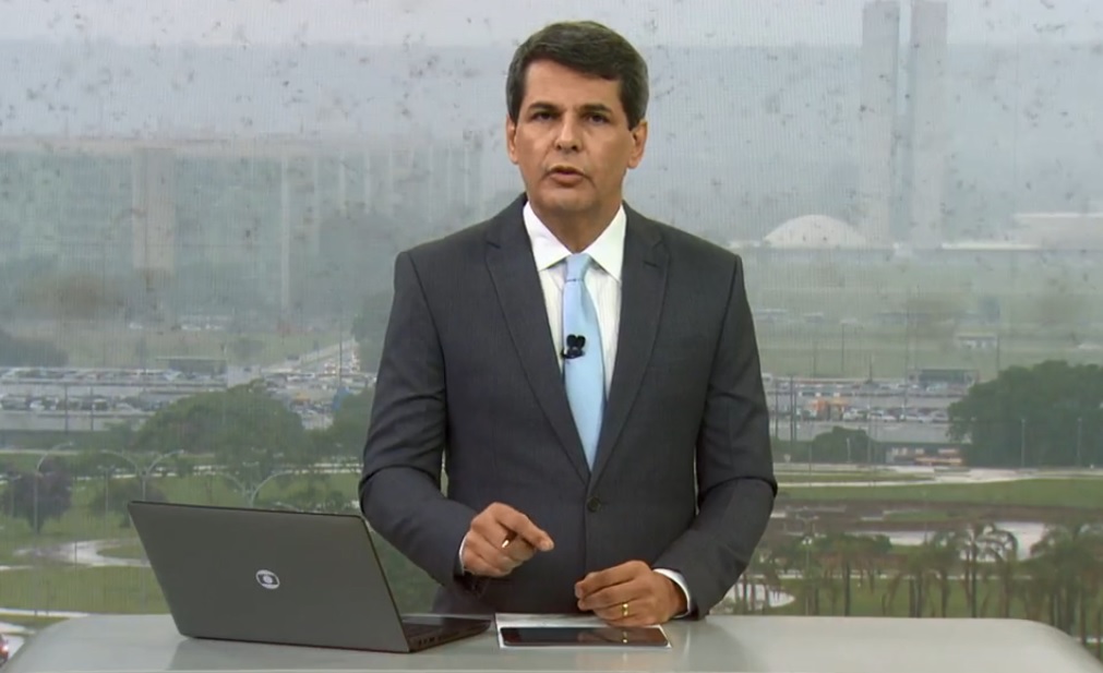 Telejornal da Globo tem invasão de insetos e assusta internautas