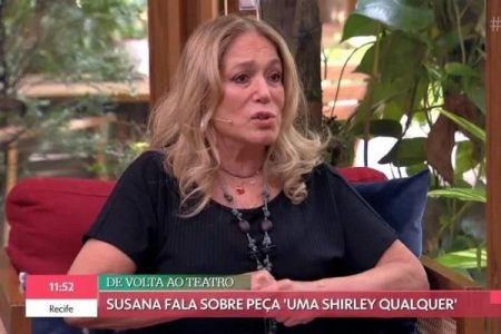 Ao vivo, Susana Vieira pede a decoração do É De Casa de presente