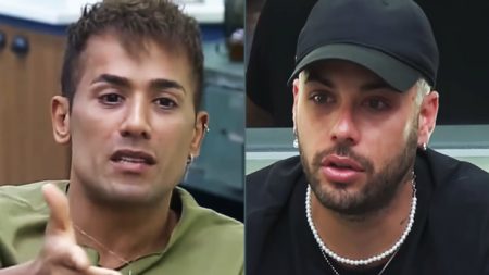 A Fazenda 2021: Tiago se irrita com chororô de Gui Araújo e aponta vitimismo no peão