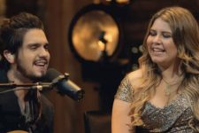 Luan Santana e Marília Mendonça cantando juntos