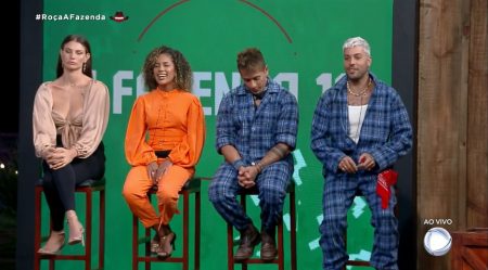A Fazenda 20211: Dayane, Sthe, Tiago e Gui Araújo estão na Roça; barracos marcam noite