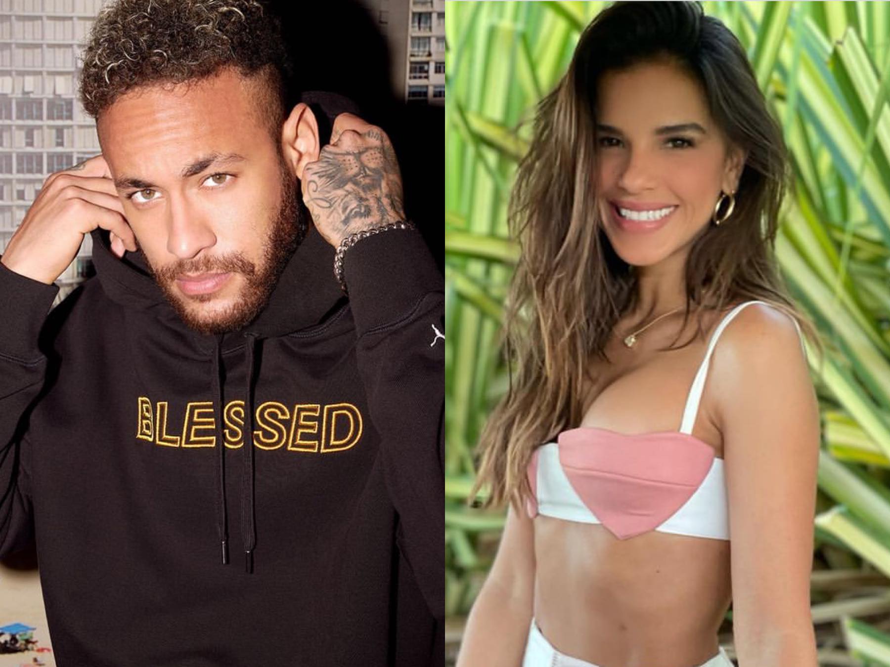 Neymar fica com Mariana Rios em festa e manda flores no dia seguinte