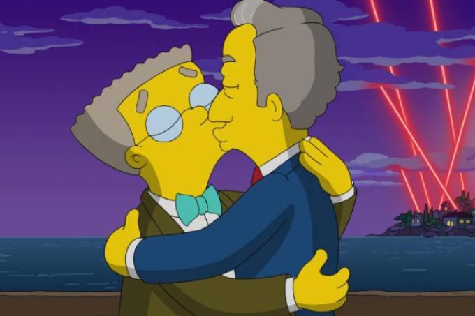 Os Simpsons quebra tabu e anuncia primeiro romance gay