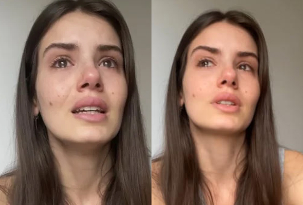 Camila Queiroz surge chorando em vídeo após briga com a Globo e desabafa