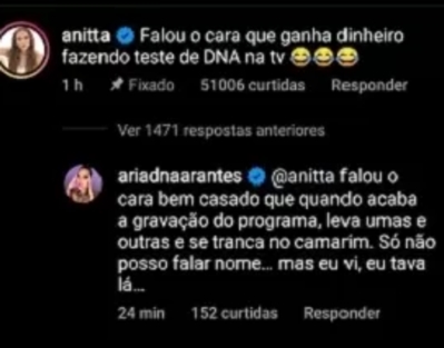 Anitta e Ariadna Arantes 