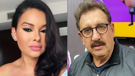 Ariadna Arantes acusa Ratinho de se trancar com mulheres no camarim
