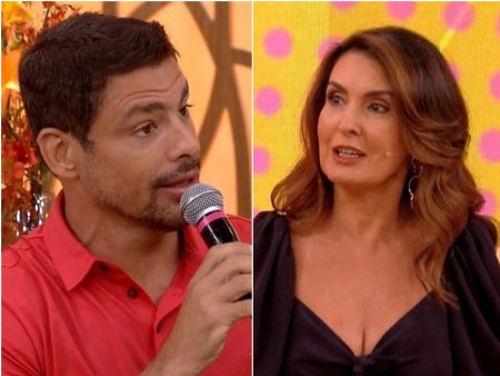 Cauã Reymond surpreende ao vivo e diz que acha Fátima Bernardes bonitona