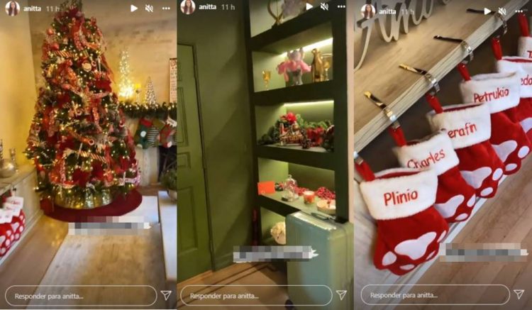 Anitta mostra a decoração de Natal em sua casa de Miami