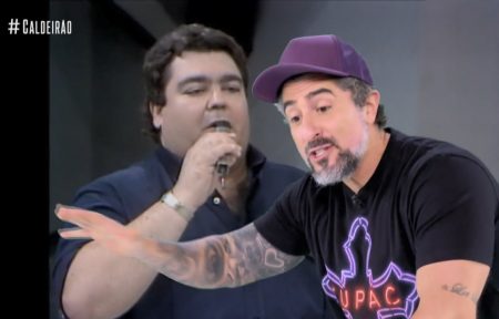 Fora do ar, Faustão vira estrela do Caldeirão e mexe com a web