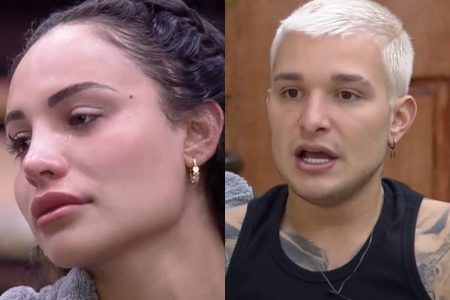 A Fazenda 2021: Aline Mineiro chora e é consolada por MC Gui em momento a dois