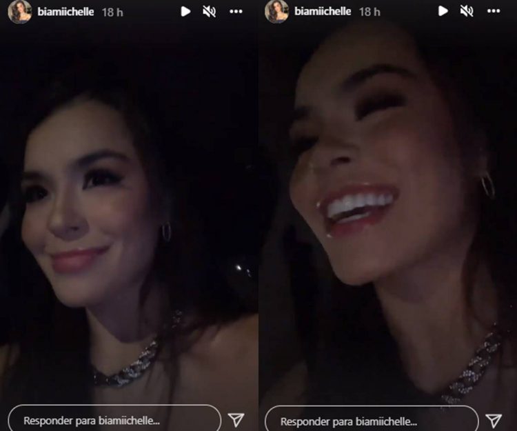 Beatriz Michelle, noiva de MC Gui, curte noitada com amigas e manda recado para o funkeiro