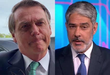 Bolsonaro provoca e cogita indicar William Bonner ao STF