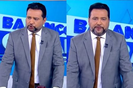 Geraldo Luís surpreende ao falar palavrão ao vivo após problema com equipe; assista