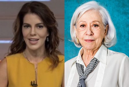 Mariana Gross tem encontro de surpresa com Fernanda Montenegro e comemora