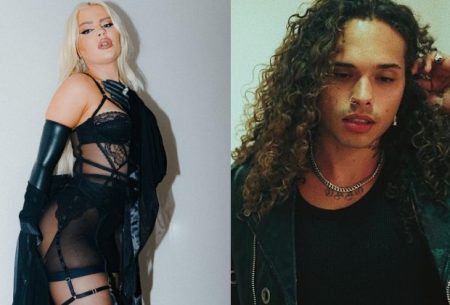 Luísa Sonza troca olhares com Vitão ao cantar música do ex