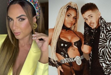 Nicole Bahls surpreende ao expor barriguinha de Tays Reis, grávida de Biel