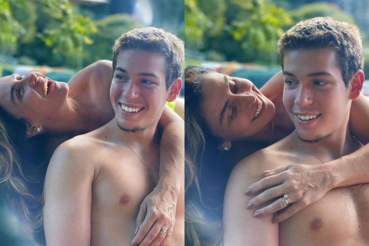 Giovanna Antonelli e o filho de 16 anos, Pietro