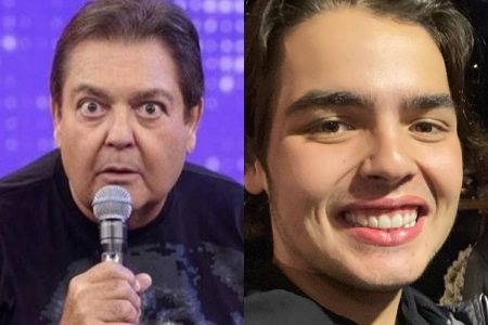 Filho de Faustão posta foto como apresentador na Band e emociona a mãe