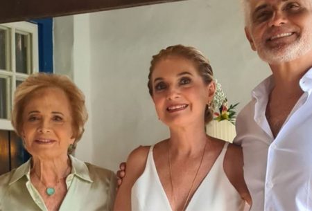 Glória Menezes realiza sonho de Tarcísio Meira e leva filha ao altar