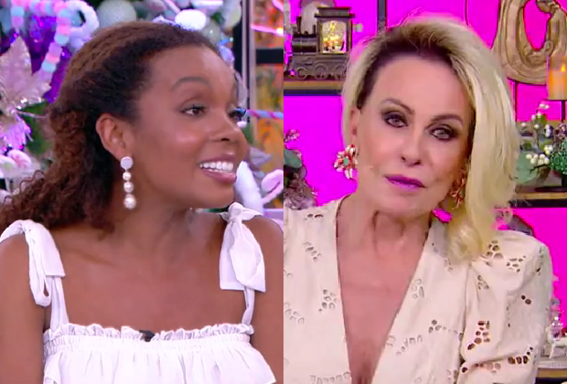 Ana Maria Braga pega Thelma Assis de surpresa com pergunta indiscreta na Globo