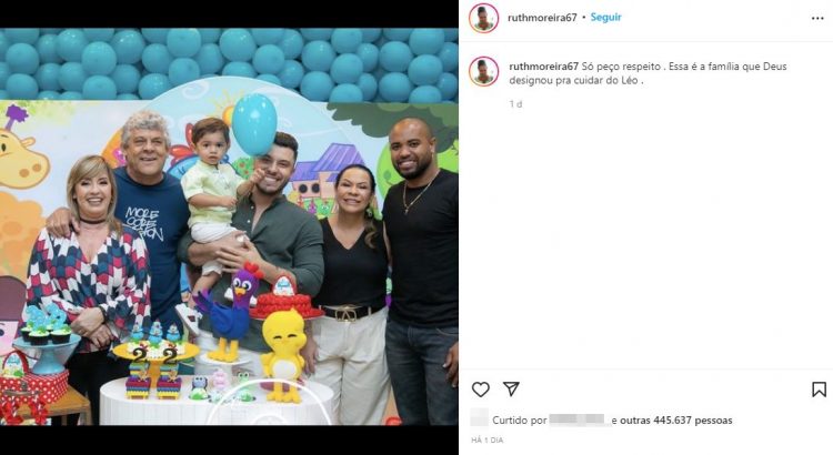 Mãe de Marília Mendonça mostra família em registro com o neto, Leo