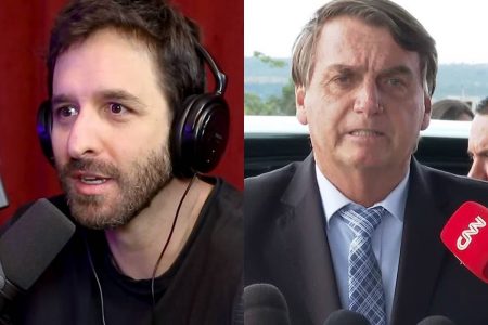 Rafinha Bastos dispara contra Bolsonaro nas redes sociais: “Vai trabalhar”