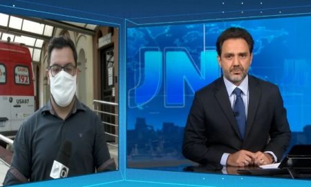 JN tem falha técnica ao vivo durante cobertura da tragédia em Capitólio