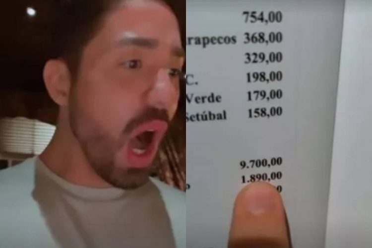 Rico Melquiades fica chocado com preços em restaurante