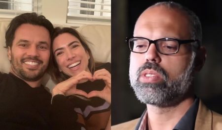 Patrícia Abravanel e Fábio Faria são flagrados com foragido da lei em igreja evangélica