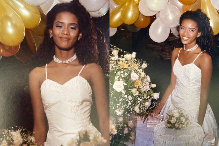 Taís Araujo expõe fotos de seu aniversário de 15 anos e surpreende os fãs