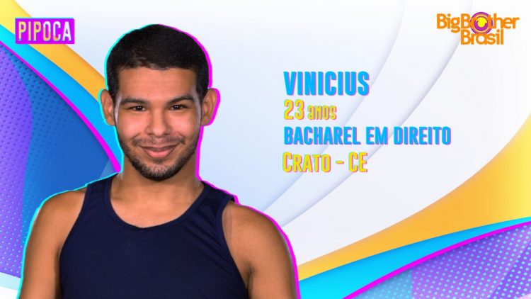 Vinicius está no grupo Pipoca do BBB 2022