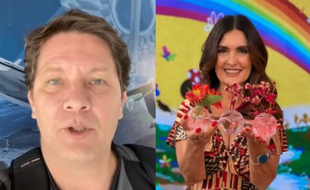 Mario Frias comemora o fim do Encontro com Fátima Bernardes