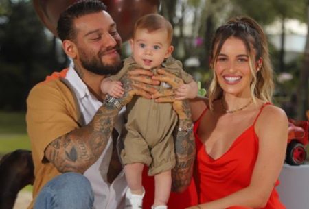 Mulher de Lucas Lucco encontra aranha no berço do filho: “Assustada”