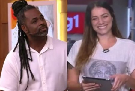 Apresentador deixa repórter sem graça ao elogiar Juliette no Encontro: “Diva”