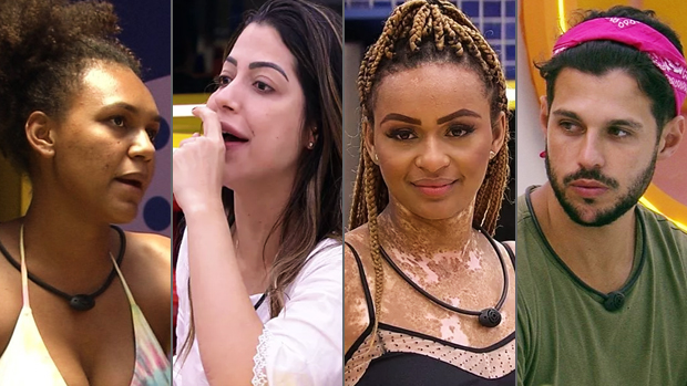 BBB 2022: Jessilane, Laís, Natália e Rodrigo decidem sobre possível alvo de votos