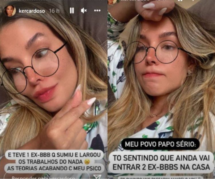 Kerline Cardoso suspeita de novidades no BBB 2022