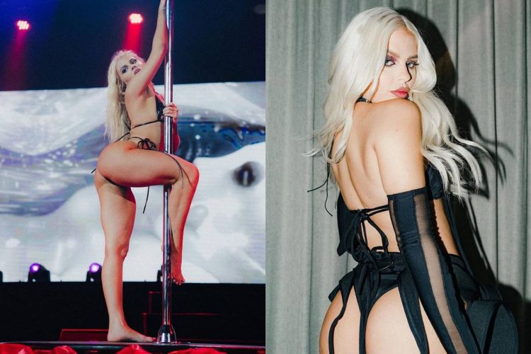 Luísa Sonza ousa ao dançar em pole dance