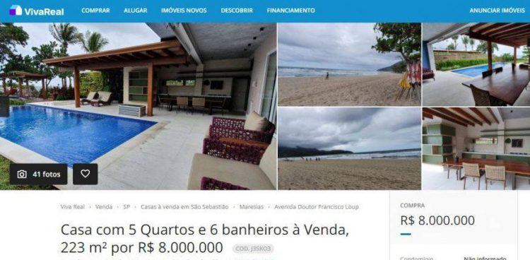 Casa de Gabriel Medina em Maresias, litoral de São Paulo, está à venda