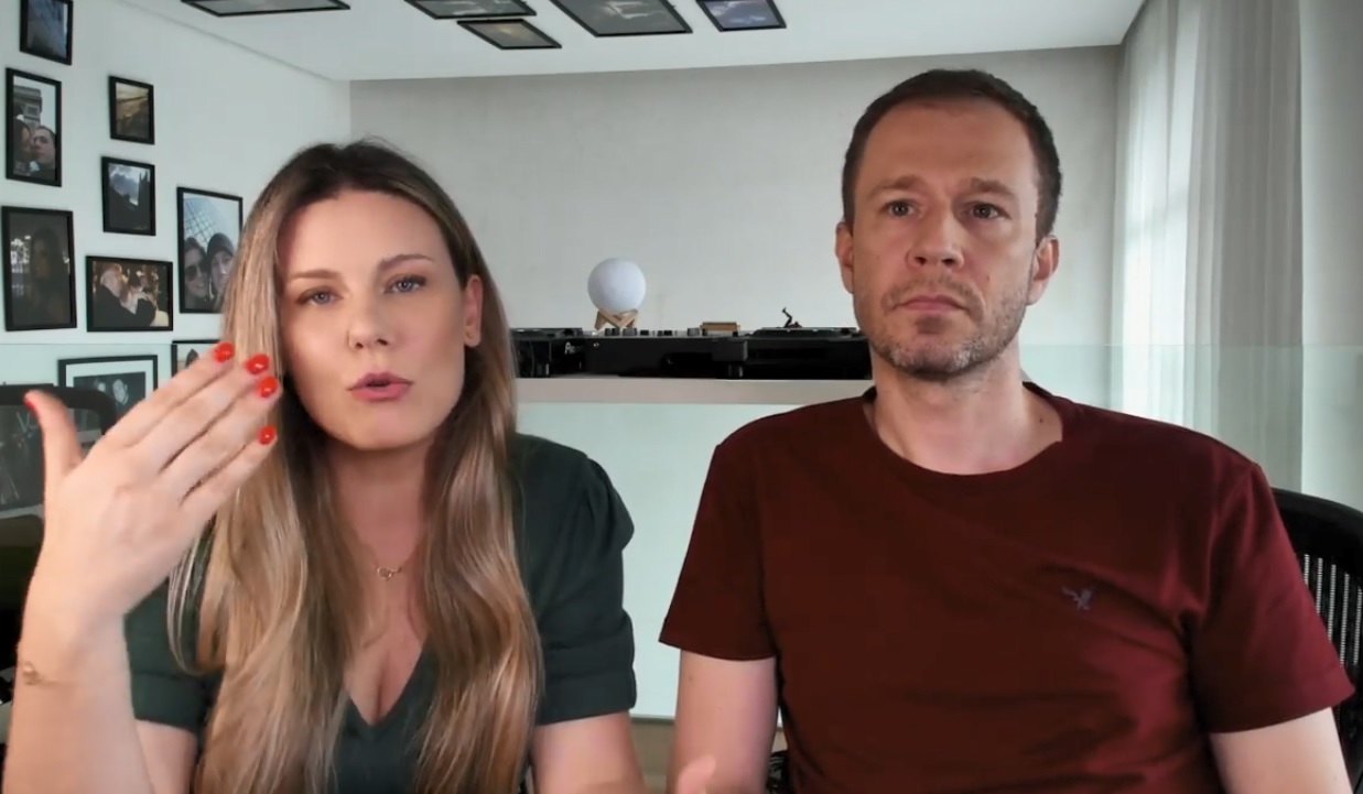 Esposa de Tiago Leifert revela estar “muito emotiva” após revelação