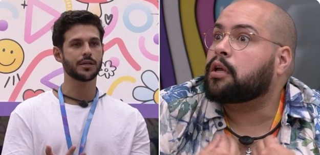 BBB 2022: Rodrigo se mostra chocado após ouvir revelações pesadas sobre a família Abravanel