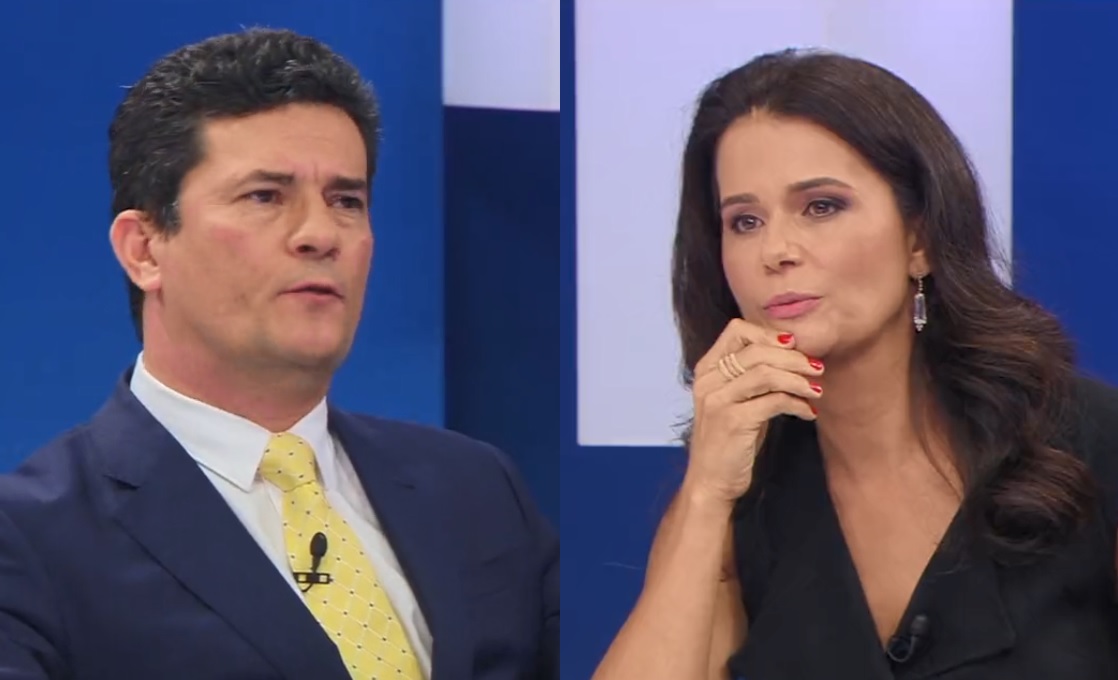 Adriana Araújo coloca Sergio Moro contra a parede e ex-juiz fica sem reação